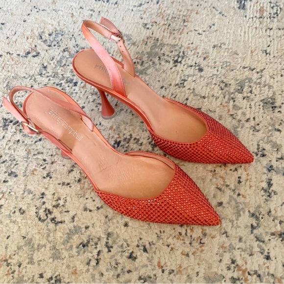 NWOT Jeffrey Campbell Zivote Slingback Heel 7.5 - Picture 2 of 7